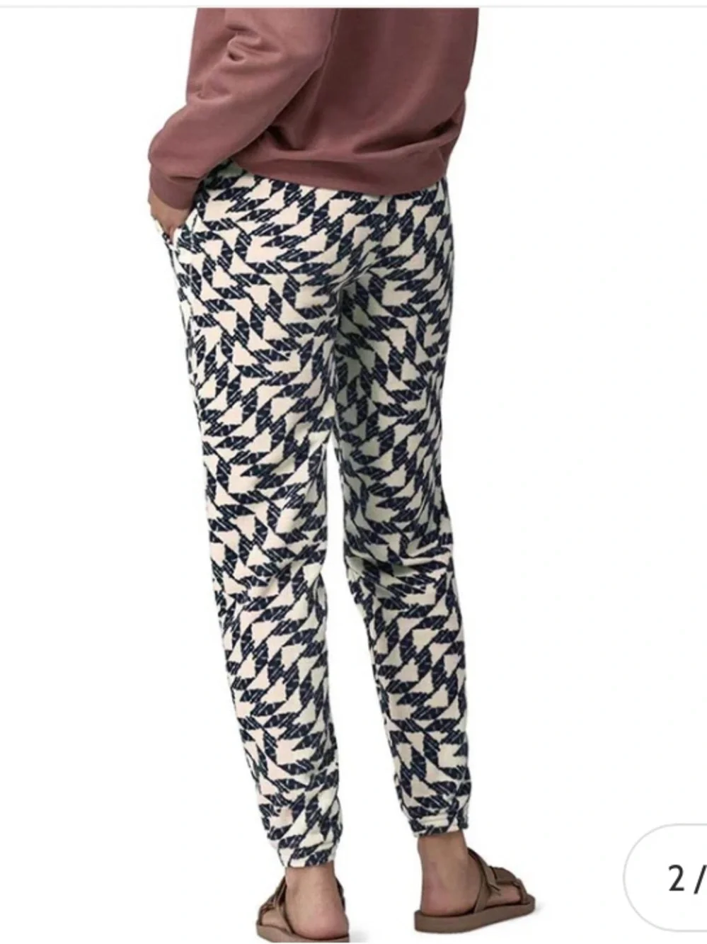 Patagonia Micro D Fleece Joggers Synched Flight Print Small